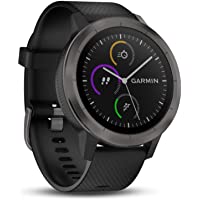 Garmin Vivoactive 3 - Smartwatch con GPS y pulso en la muñeca- Negro (Gunmetal)- M-L
